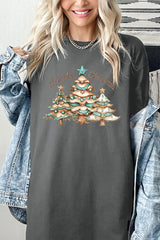 5000P-E3185 Howdy Christmas Graphic Plus Heavy Cotton Tee $12.75