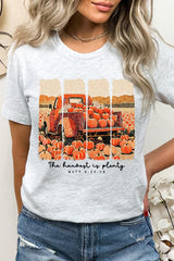 US3001P-E3172 Harvest Is Plenty Graphic Plus Tee $16