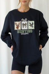 UL240-E3192 Deer & Duck Hunting Season Graphic Long Sleeve Tee $13.75