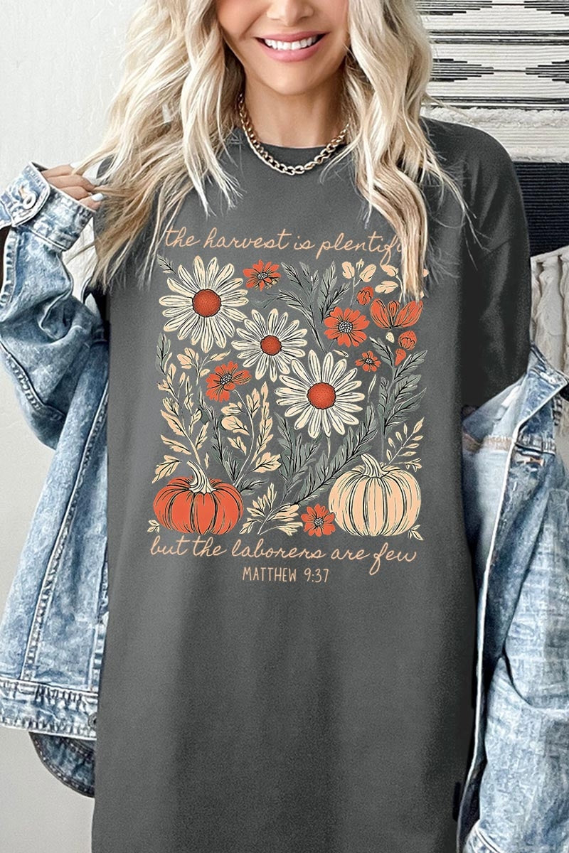 5000P-E3173 Faith Harvest Graphic Plus Heavy Cotton Tee $12.75