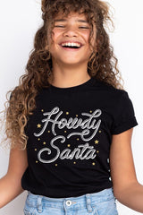 US3001Y-E3199Z Howdy Santa Kids Graphic Tee $11
