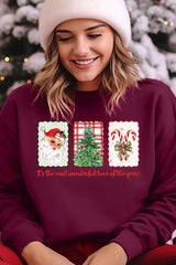 UL180-E3201 Most Wonderful Time Graphic Sweatshirt $20