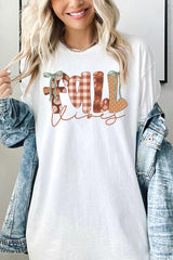 5000P-E3071 Fall Vibes Rustic Graphic Plus Heavy Cotton Tee $12.75