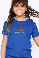 US3001Y-E3480Z Party Hot Dog Kids Graphic Tee $11