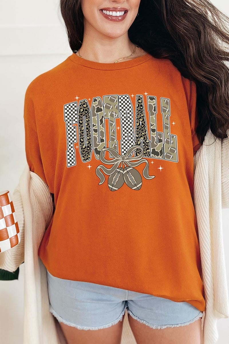 5000P-E3132 Camo Football Graphic Plus Heavy Cotton Tee $12.75