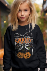 UL180B-E3085Z Pumpkin Cherries Kids Graphic Sweatshirt $20