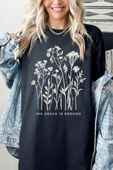 5000P-E3146 Christian Wildflower Graphic Plus Heavy Cotton Tee $12.75