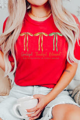 US3001P-E3111 Grateful Thankful Blessed Graphic Plus Tee $16