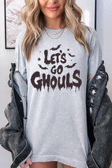 US3001-E3159 Letu2019s Go Ghouls Graphic Tee $12.5