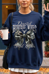 UL180-E3193 Hunters Wives Social Club Graphic Sweatshirt $20