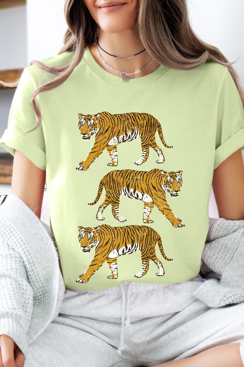 US3001P-E3104 Retro Tigers Graphic Plus Tee $16