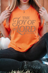 US3001-E3179 Joy of the Lord Graphic Tee $12.5