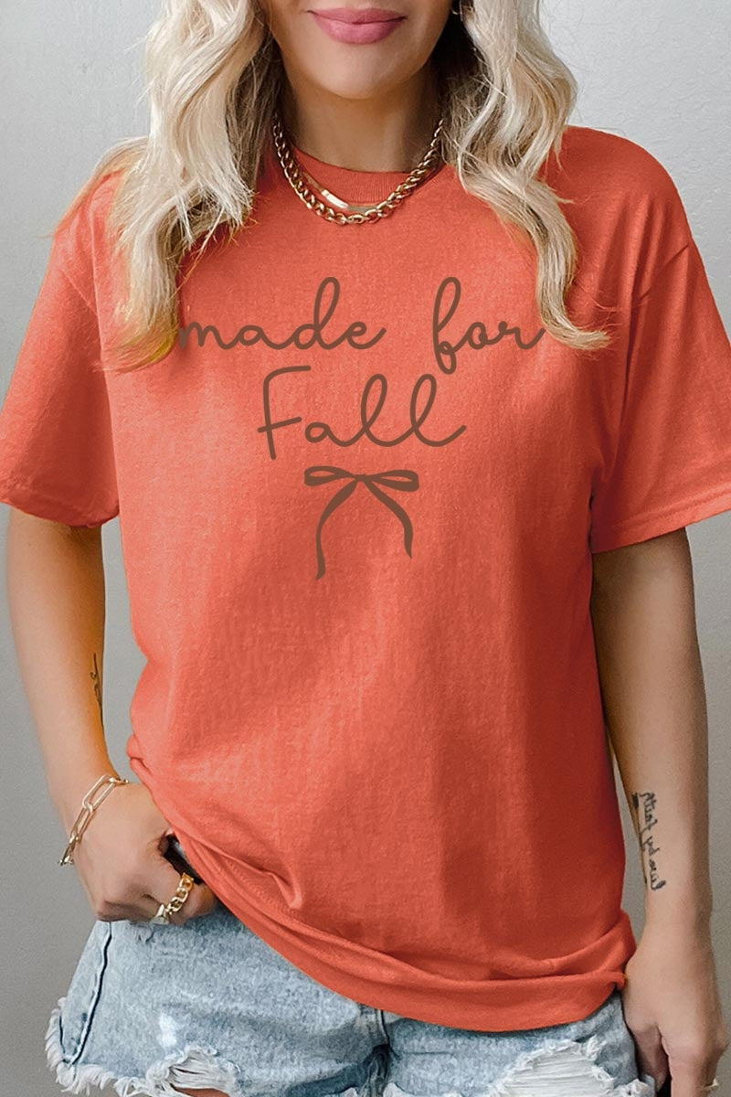 5000P-E3151 Made For Fall Graphic Plus Heavy Cotton Tee $12.75