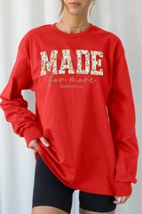 UL240P-E3068 Made for More Faith Graphic Plus Long Sleeve Tee $17