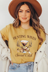 US3001P-E3191 Hunting Wives Social Club Graphic Plus Tee $16