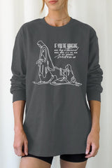 UL240P-E3075 If Youu2019re Hanging On Graphic Plus Long Sleeve Tee $17