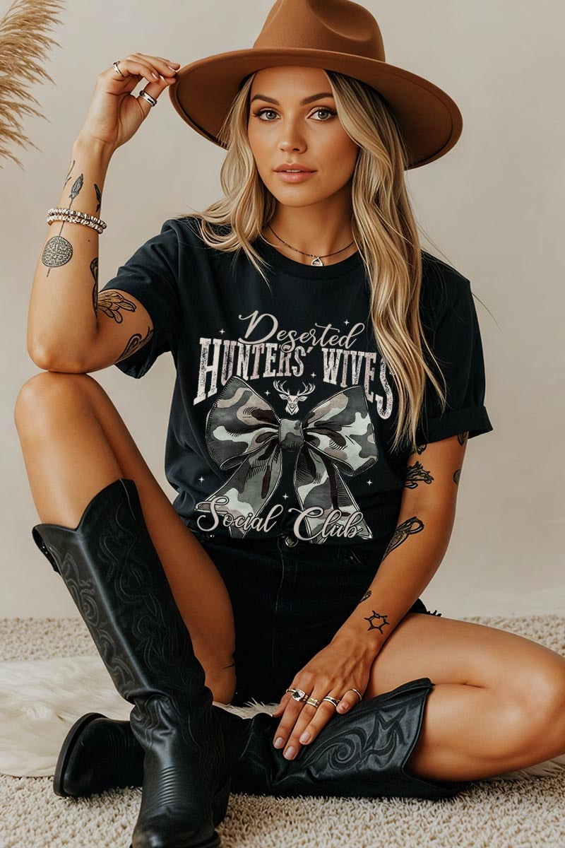 5000P-E3193 Huntersu2019 Wives Social Club Graphic Plus Heavy Cotton Tee $12.75
