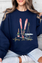 UL180-E3187 Apres Ski Club Graphic Sweatshirt $20