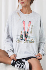 UL240P-E3187 Apres Ski Club Graphic Plus Long Sleeve Tee $17