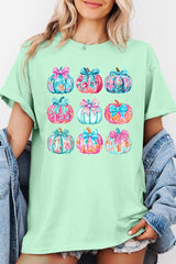 5000P-E3137 Coquette Pumpkin Graphic Plus Heavy Cotton Tee $12.75