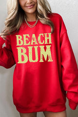 UL180-E3465 Beach Bum Dot Graphic Sweatshirt $20