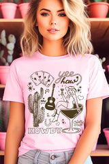 US3001P-E3097 Cowgirl Country Music Graphic Plus Tee $16