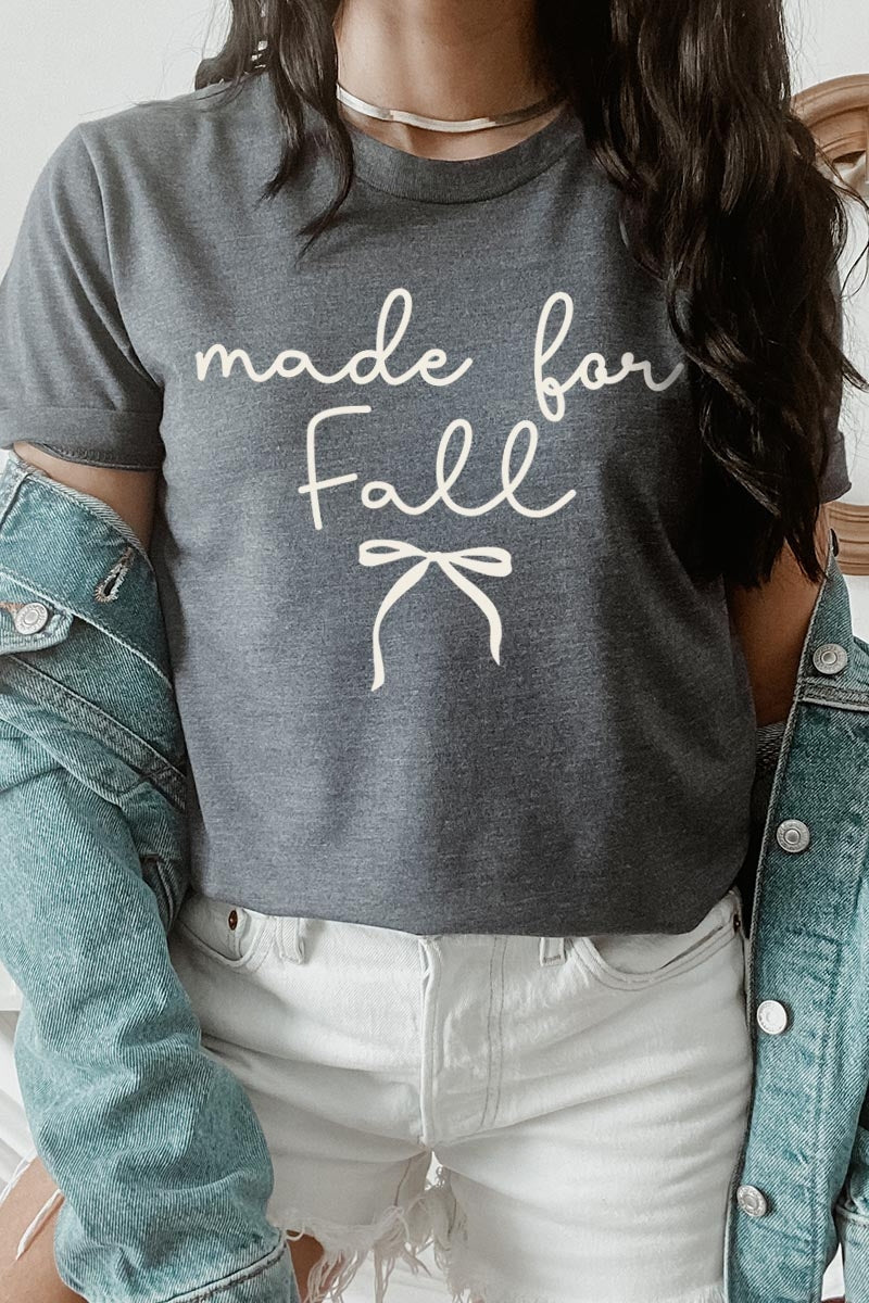 US3001P-E3151 Made For Fall Graphic Plus Tee $16