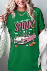 5000-E3142 Spooky Skeleton Graphic Heavy Cotton Tee $9
