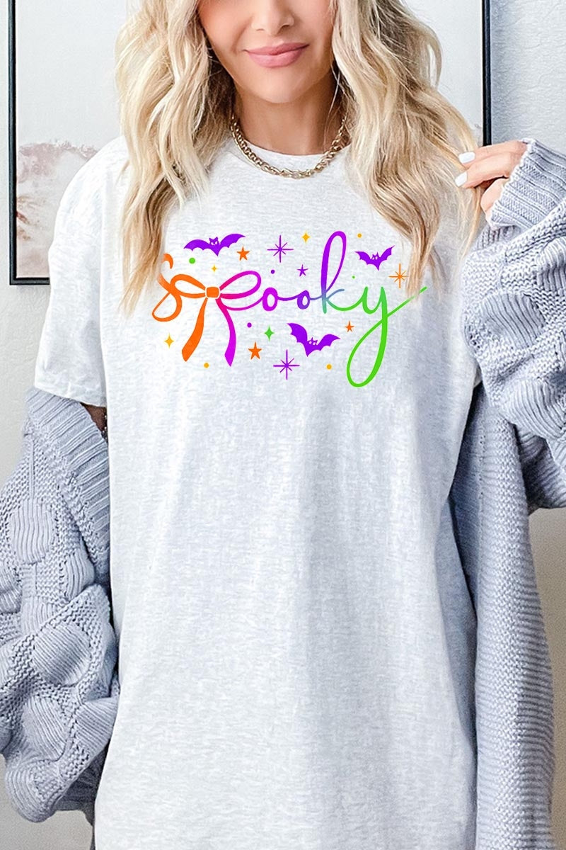 5000-E3109 Spooky Halloween Graphic Heavy Cotton Tee $9