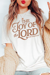 US3001-E3179 Joy of the Lord Graphic Tee $12.5