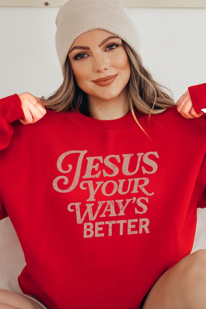 UL180-E3114 Christian Graphic Sweatshirt $20