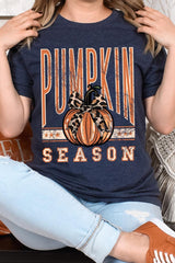 US3001-E3145 Pumpkin Season Graphic Tee $12.5