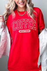 5000P-E3207 Coffee Weather Graphic Plus Heavy Cotton Tee $12.75