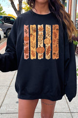 UL180-E3110 Brushstroke Boho Fall Graphic Sweatshirt $20