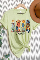 US3001P-E3061TX Texas State Brushstroke Graphic Plus Tee $16