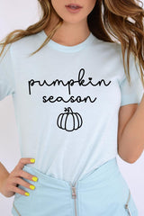 US3001-E3152 Pumpkin Season Graphic Tee $12.5