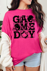 5000P-E3073 Distressed Game Day Graphic Plus Heavy Cotton Tee $12.75