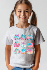 US3001Y-E3137Z Coquette Pumpkin Kids Graphic Tee $11