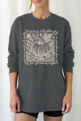 UL240P-E3112 Fall Pumpkin Graphic Plus Long Sleeve Tee $17
