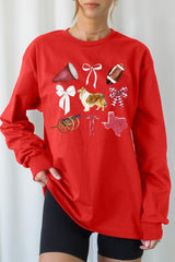 UL240P-E3079 Texas Football Graphic Plus Long Sleeve Tee $17