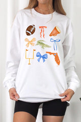 UL240P-E3078 Florida Football Graphic Plus Long Sleeve Tee $17