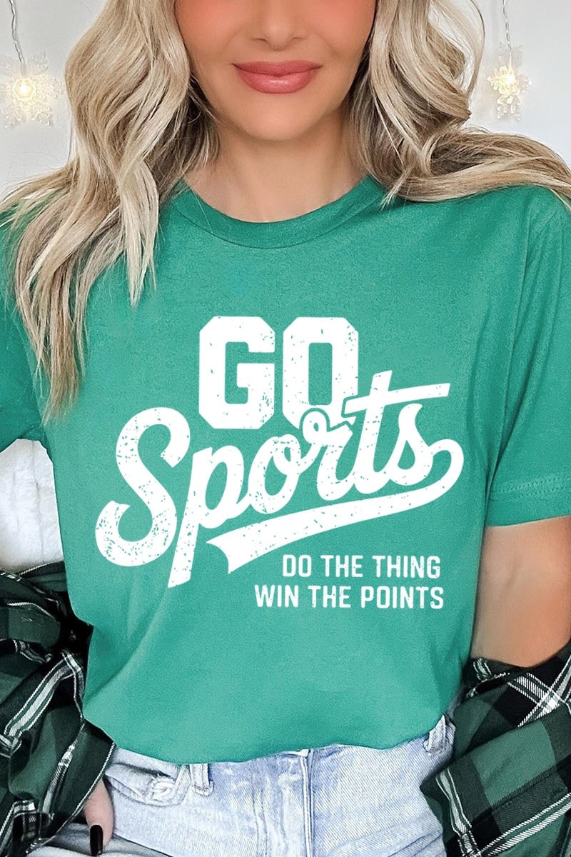 US3001P-E3103 Go Sports Graphic Plus Tee $16
