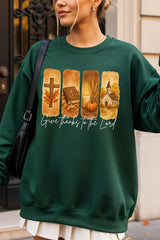 UL180-E3169 Give Thanks To The Lord Graphic Sweatshirt $20