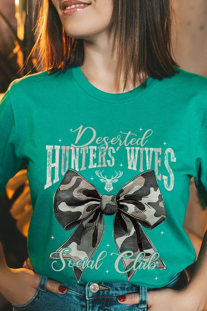 US3001P-E3193 Huntersu2019 Wives Social Club Graphic Plus Tee $16