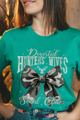US3001-E3193 Hunters Wives Social Club Graphic Tee $12.5
