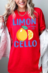 5000-E3056 Limoncello Graphic Heavy Cotton Tee $9