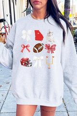 UL180P-E3080 Georgia Football Graphic Plus Sweatshirt $25