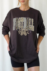 UL240-E3132 Camo Football Graphic Long Sleeve Tee $13.75