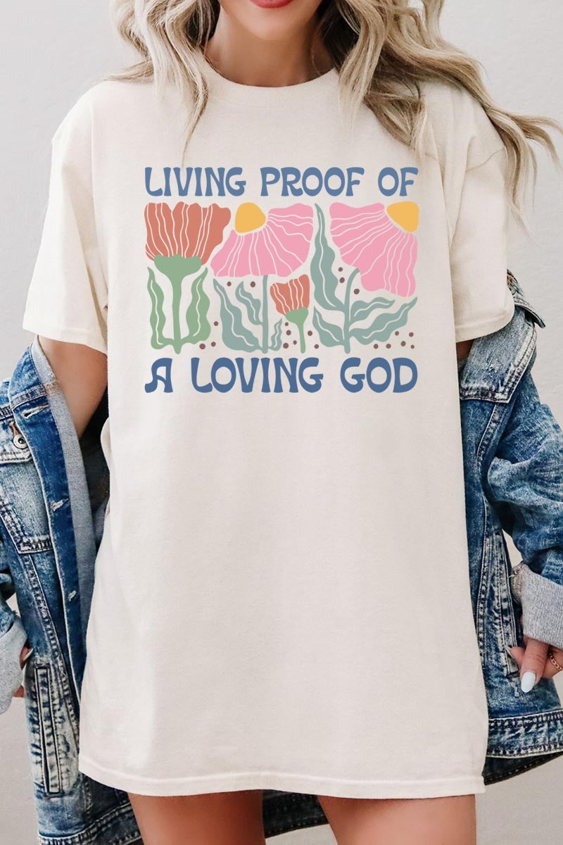 5000P-E3066 Living Proof of Graphic Plus Heavy Cotton Tee $12.75