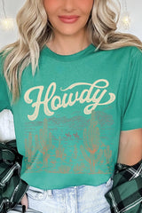 US3001P-E3095 Howdy Desert Western Graphic Plus Tee $16